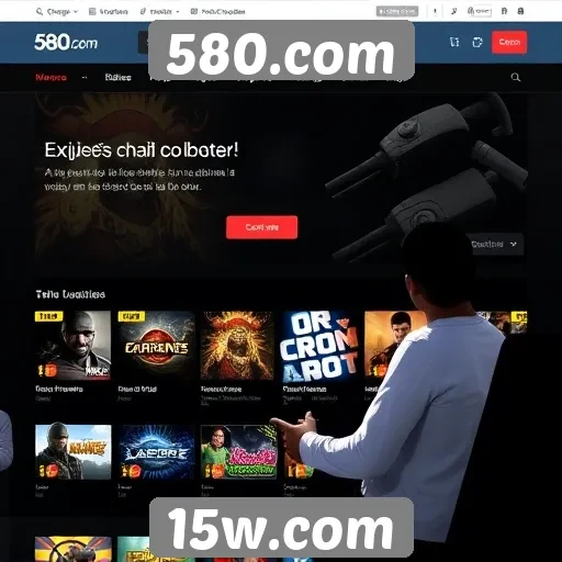 Experiência de usuário no site 580.com